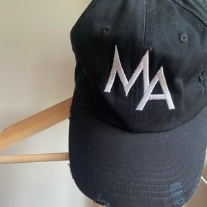 Distressed Ma Baseball Cap